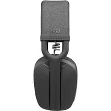 Logitech Zone Vibe 100 Wireless Headset — Bluetooth, Lightweight, Noise-cancelling Mic, Graphite (981-001213)