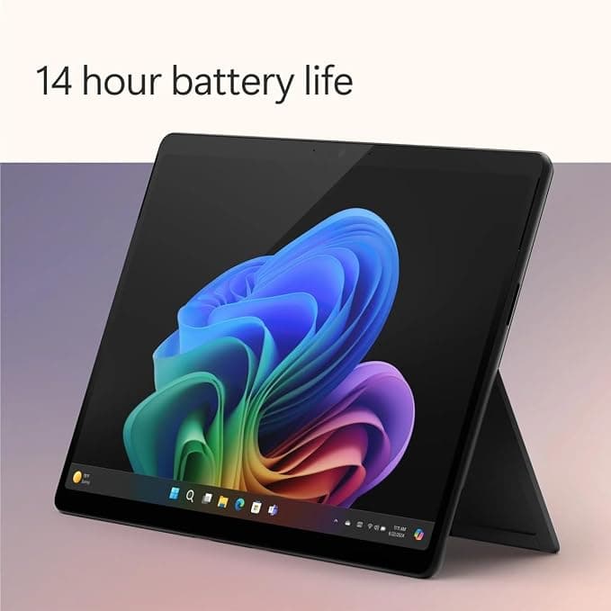 Microsoft Surface Pro 11 Copilot+ PC Bundle — Snapdragon X Elite, 16GB, 1TB SSD, 13" OLED Touch, Win 11 + Surface Pro Keyboard with Slim Pen, Black (EP2-23855)