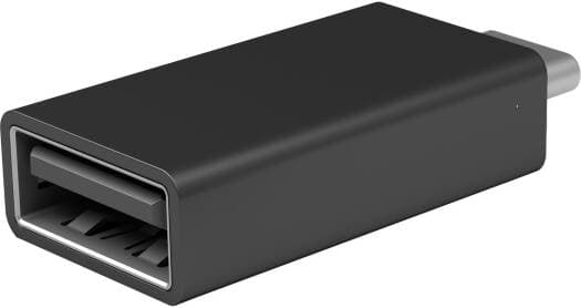 Microsoft Surface USB-C to USB 3.0 Adapter — USB-C (M) to USB-A (F), Black