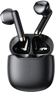REMAX Wireless Earbuds — Bluetooth 5.3, Noise Cancellation, 30h Playtime, IPX5, Semi In-ear, Black