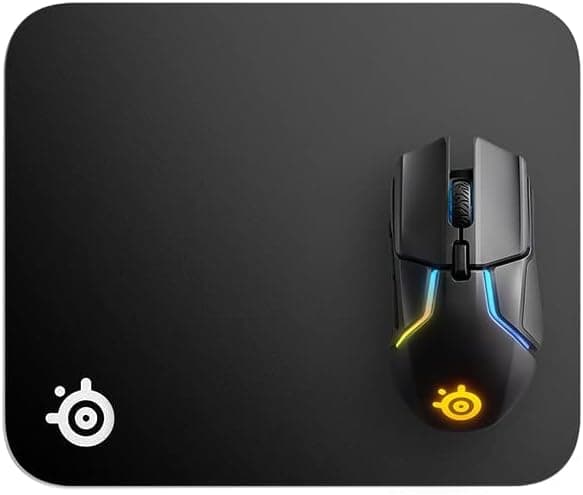 SteelSeries QcK Small Cloth Gaming Mouse Pad — 250 × 210 × 2 mm, Non-slip (63005)