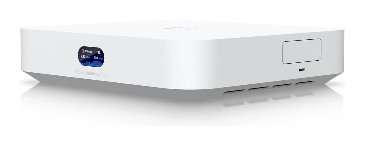 Ubiquiti UniFi Cloud Gateway Max — Multi-Gig Gateway, 5× 2.5GbE, IDS/IPS (UCG-MAX)