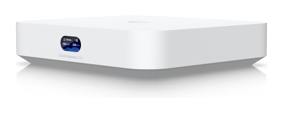 Ubiquiti UniFi Cloud Gateway Ultra — Compact Gateway, 2.5GbE WAN + 4× GbE, IDS/IPS (UCG-ULTRA)