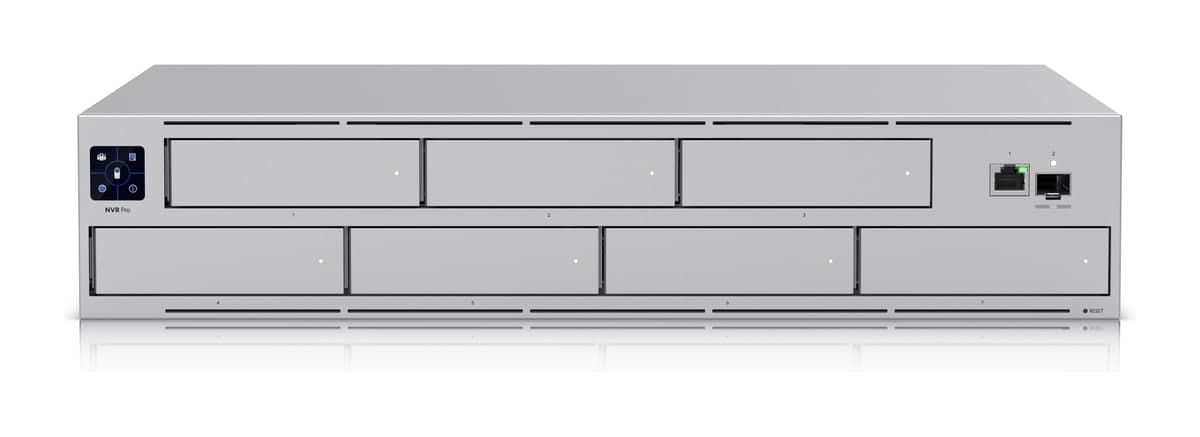 Ubiquiti UniFi Network Video Recorder Pro — 7-Bay Protect NVR, 10G SFP+, 2U (UNVR-PRO)