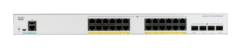 Cisco Catalyst 1000 Switch — 24× Gigabit, 4× 10G SFP+ (C1000-24T-4X-L)