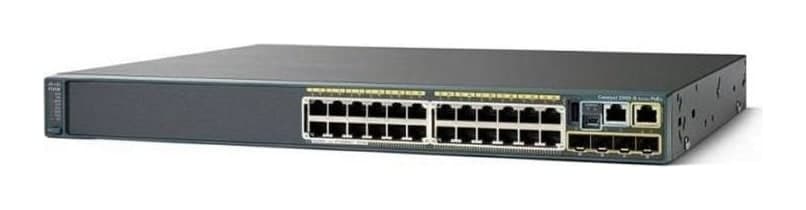 Cisco Catalyst 2960-S Switch — 24× Gigabit, 4× SFP (WS-C2960S-24TS-L)