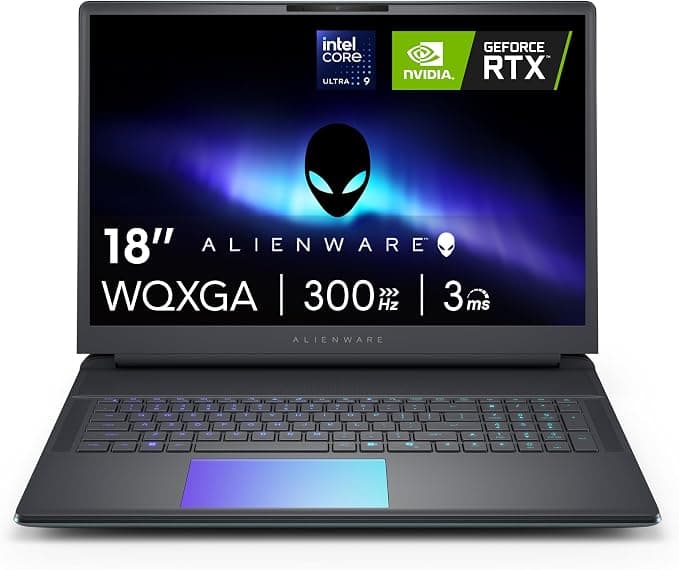 Dell Alienware 18 Area-51 Gaming Laptop — Core Ultra 9 275HX, 32GB, 2TB SSD, GeForce RTX 5080, 18" QHD, Win 11