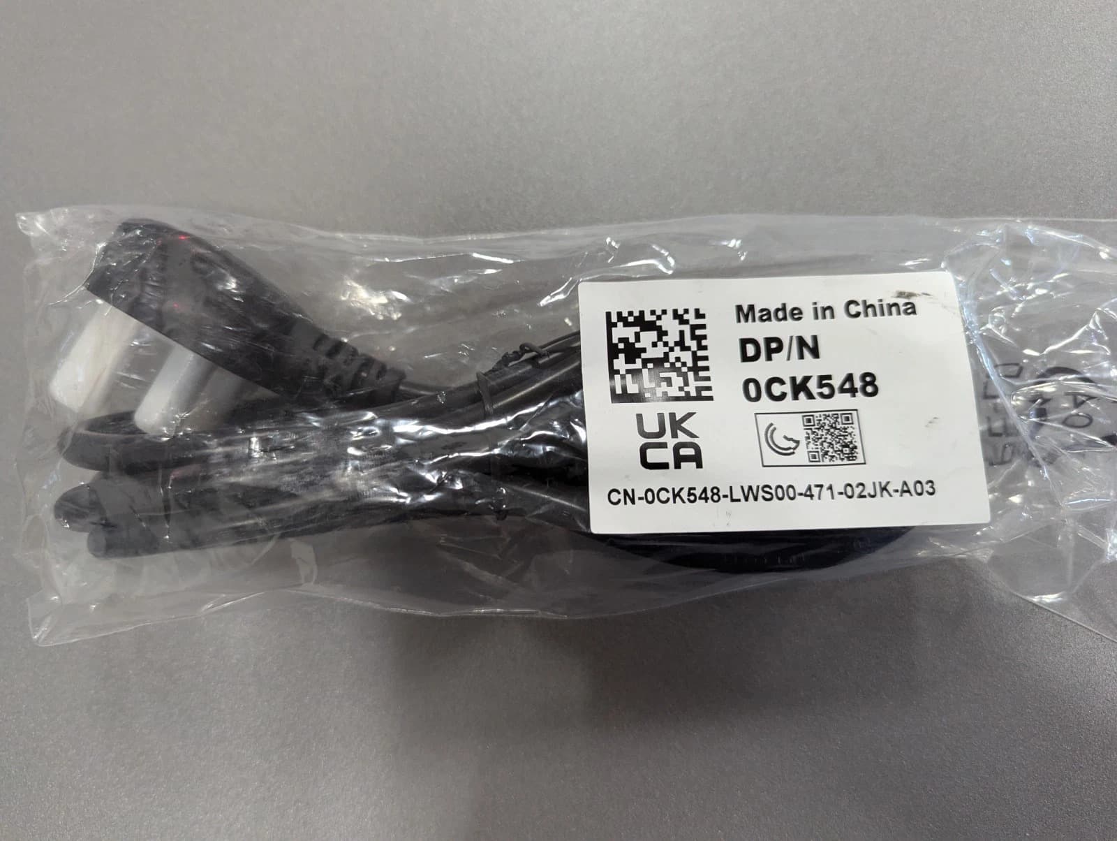 Dell Power Cable — C13 to UK Plug, 1.8m