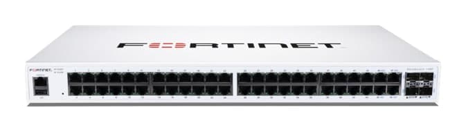 Fortinet FortiSwitch 148F — 48× GE RJ45, 4× 10G SFP+ (FS-148F)