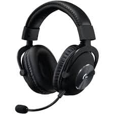 Logitech Pro X Wired Gaming Headset — 50mm Pro-G, DTS 7.1, Blue VO!CE, USB DAC (981-000818)