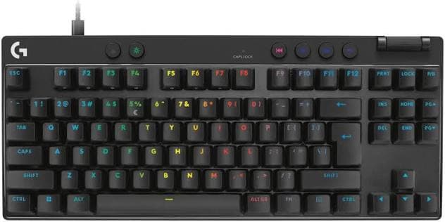 Logitech Pro X TKL Rapid Gaming Keyboard — Magnetic Analog (Hall-Effect), Rapid Trigger, RGB, Black (920-013233)
