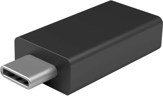 Microsoft Surface USB-C to USB 3.0 Adapter — USB-C (M) to USB-A (F), Black