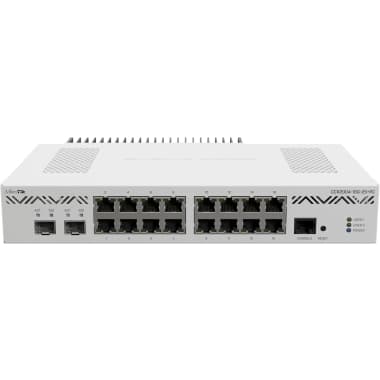 MikroTik CCR2004-16G-2S+ Cloud Core Router — 16× Gigabit, 2× 10G SFP+, 4GB RAM, 1U Rack (CCR2004-16G-2S+)