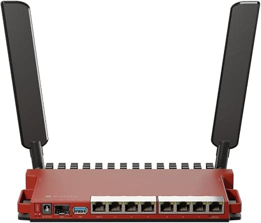 MikroTik L009UiGS-2HaxD-IN — 8× Gigabit + 2.5G SFP Router, 2.4GHz Wi-Fi 6, USB 3.0, PoE (L009UiGS-2HaxD-IN)
