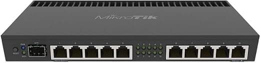 MikroTik RB4011iGS+RM — 10× Gigabit + 10G SFP+ Router, 1GB RAM, 1U Rack (RB4011iGS+RM)