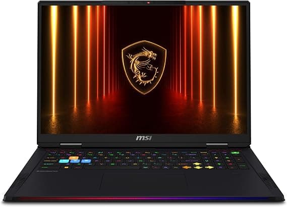 MSI Raider 18 HX AI Gaming Laptop — Core Ultra 9 285HX, 32GB DDR5, 1TB SSD, RTX 5080 16GB, 18" QHD+ IPS 240Hz, Win 11, Core Black (A2XWIG-420US)