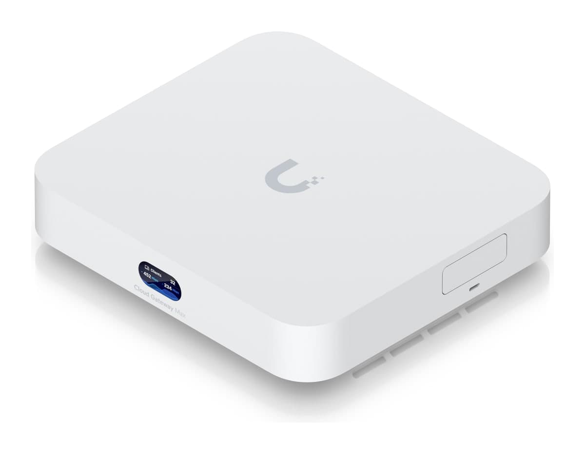 Ubiquiti UniFi Cloud Gateway Max — Multi-Gig Gateway, 5× 2.5GbE, IDS/IPS (UCG-MAX)