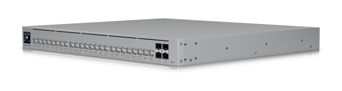 Ubiquiti UniFi Switch Pro HD 24 PoE — 22× 2.5GbE + 2× 10GbE PoE++, 4× 10G SFP+, 1U (USW-PRO-HD-24-POE)